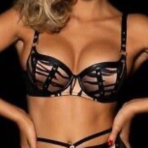 Honey Birdette “Betty” tiger push up bra size 34B